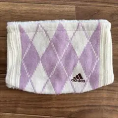 adidas ダイヤモンド柄 ネックウォーマー