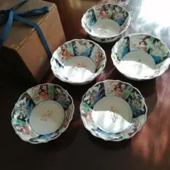 新品箱入5客 龍峰窯 染付木瓜皿揃 松竹梅 古伊万里様式 新品箱入5客 龍峰窯 染付木瓜皿揃 松竹梅 古伊万里様式 - メルカリ