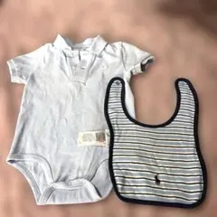 Ralph Lauren 80 ロンパース　スタイ　セット　ポロ