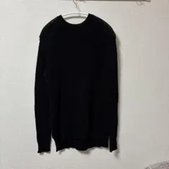 定価2.5万 KAZUYUKI KUMAGAI リリヤーン畦クルーネックニット2のサムネイル