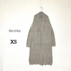 【Bershka】ミックスカラー ロング ニットカーディガン デイリーカジュアル