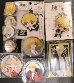 Fate/Zero ufocafeくじ引き缶バッジ 衛宮切嗣 ギルガメッシュ - メルカリ