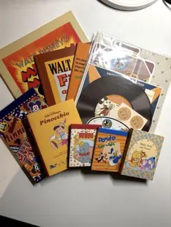 ディズニーキャラクター文房具セット(ノート、メモ帳、レターセット)