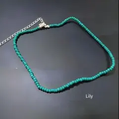 ✨ 小粒 アリゾナターコイズ チョーカー ネックレス 青 ブルー トルコ石