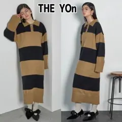 新品✨ THE YOn ポロニットワンピース フリーサイズ BEIGE