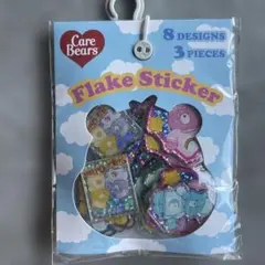 ケアベア フレークステッカー 8デザイン 3ピース