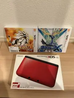Nintendo 3DS LL レッド×ブラック　箱あり　美品
