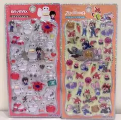 【国内正規品】プチドロップステッカー　ディズニー　ズートピア　ベイマックス