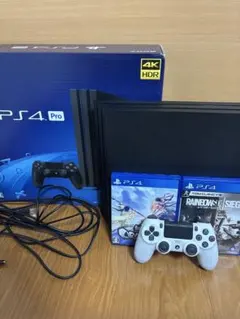 PS4 Pro (CUH-7200B) ソフト2本付