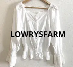 LOWRYSFARM ローリーズファーム　コットンレースブラウス　春夏