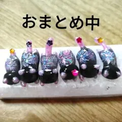 R-80】レジン道 猫 春花柄 6匹セット - メルカリ
