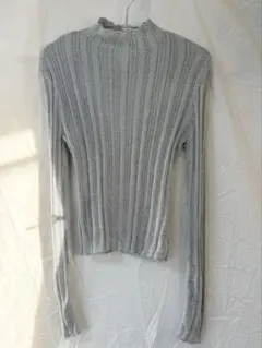 H&M 長袖 グレー トップス インナー