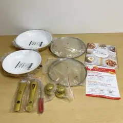 未使用 セラミックフライパン セラフィット 4点セット24cm28cm ガラス蓋のサムネイル