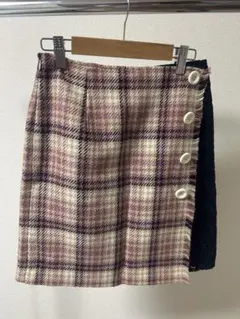 ミニスカート　タイトスカート　チェック　花柄　ウィルセレクションのサムネイル
