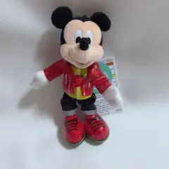 新品 disney☆ディズニー☆ミッキーマウスぬいぐるみバッジ☆パルパルーザ