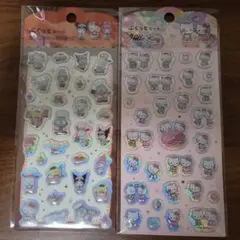 ハローキティ・くろみ・シナモロール・ちいかわぷくっとシールセット