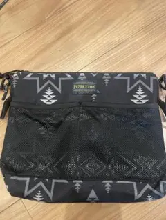PENDLETON 幾何学模様 サコッシュバッグ　ニューエラコラボ