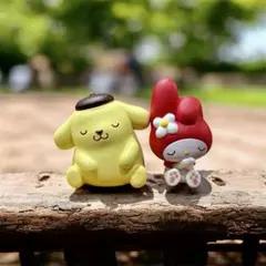 【美品】肩ズンFig サンリオキャラクターズ２【ポムポムプリン＆マイメロディ】