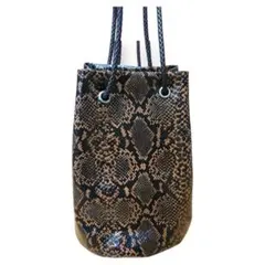 ヘビ柄ショルダーバッグ