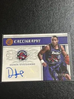 Damon Stoudamire Calligraphy Auto 149