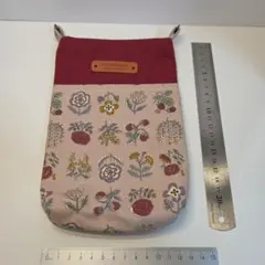 花柄 スマホショルダーバッグ　紐なし