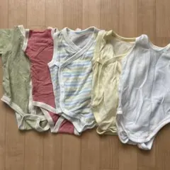 ベビー肌着 5点セット メッシュ素材 60~70