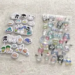 サンリオ　はぴだんぶい　ボンボンドロップシール　ぷっくりシール