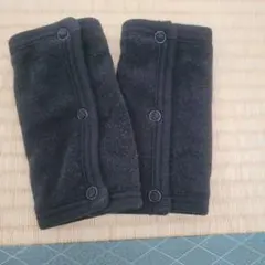 黒い抱っこひも用よだれカバー スナップボタン付き
