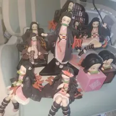 わ*屋様 鬼滅の刃　禰豆子　フィギュア　一番くじ　プライズ　まとめ売り 9点セッ