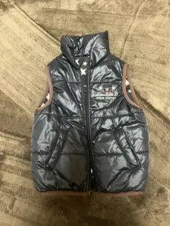 ダウンベスト　ミキハウス　DOUBLE.B リバーシブル中綿ダウンベスト