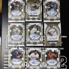 MLB topps tier1 直筆サインカード　9枚セット