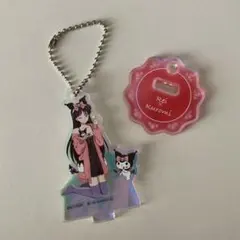 【サンリオ】セーラームーン「スタンドミニアクリルキーホルダー」火野レイ× クロミ