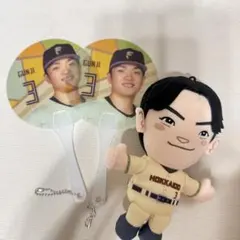 北海道日本ハムファイターズ 郡司裕也 ぬいぐるみセット - メルカリ