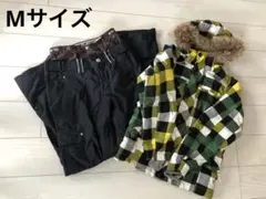 スノーボードウェア Mサイズ チェック柄