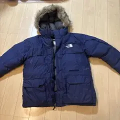 【希少】 ノースフェイス ダウンジャケット ネイビー マクマードパーカー XL