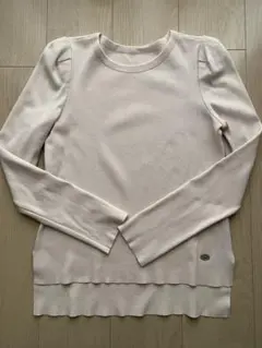 フォクシーFOXEY ニットカットソー ベージュ サイズ38