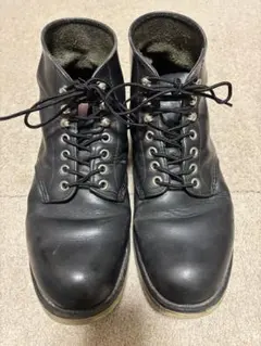 RED WING ブラックレザー ワークブーツ8165 25.5