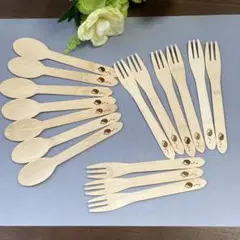 新品　＼竹のカトラリー ／16本セット　ハリネズミ