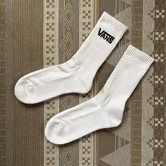 VANS CREW SOCKS ABC-MART限定 WHITE
