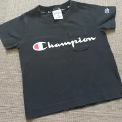 キッズ Champion 半袖 トップス Tシャツ 110cm ブラックのサムネイル
