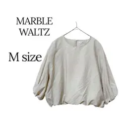 MARBLE WALTZ バルーンブラウス 七分袖 M アイボリーのサムネイル