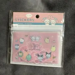 ちいかわ　サンリオキャラクターズ　ケース付フレークシール　ピンク　ステッカー