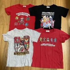 仮面ライダー＆戦隊者Tシャツ　4点まとめ売り　120