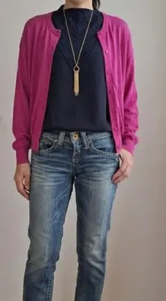 ２点セットレディース服コーデ売り大人可愛いきれいめカーディガン&ブラウス