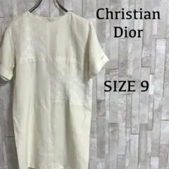 90s Christian Dior 半袖ワンピース サイズ9 ホワイトのサムネイル