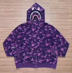 2026年最新】APE シャークパーカー パープルの人気アイテム - メルカリ