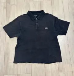 Stussy ポロシャツ ブラック XL