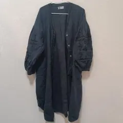 surya ダークブルー 刺繍入りロングシャツ　MALAIKAのサムネイル