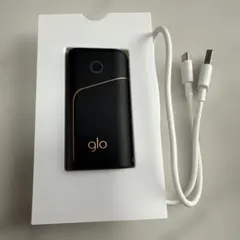 glo Pro電子タバコ本体 黒 充電ケーブル付き