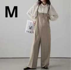 美品　La-gemme ラジエム　ベルトショルダー　サロペット　オーバーオールのサムネイル